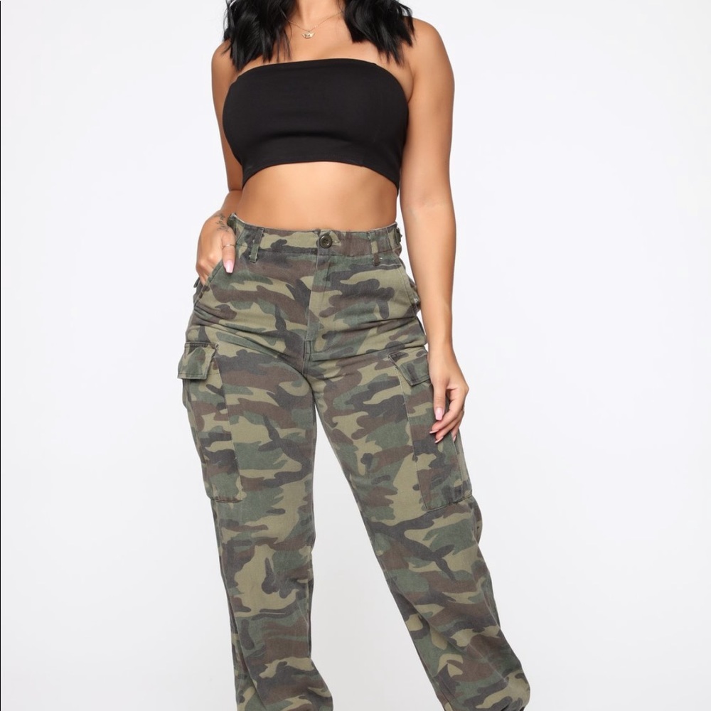 Fashion nova camo pants